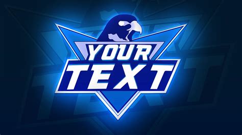 gaming logo photoshop template.